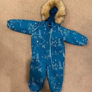 Reima size 92 (2t) toddler snow suit. Lightly used for one season.